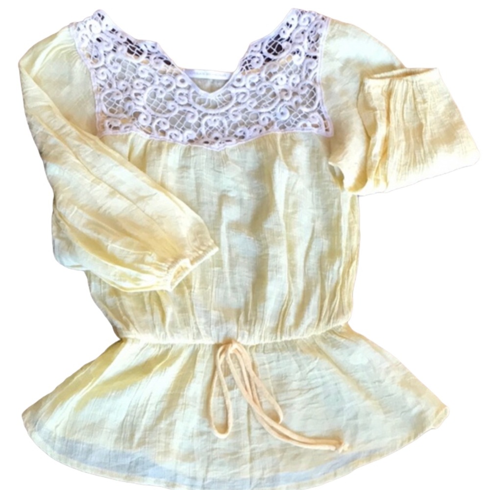 Urban Behaviour Blouse- Yellow- Size S